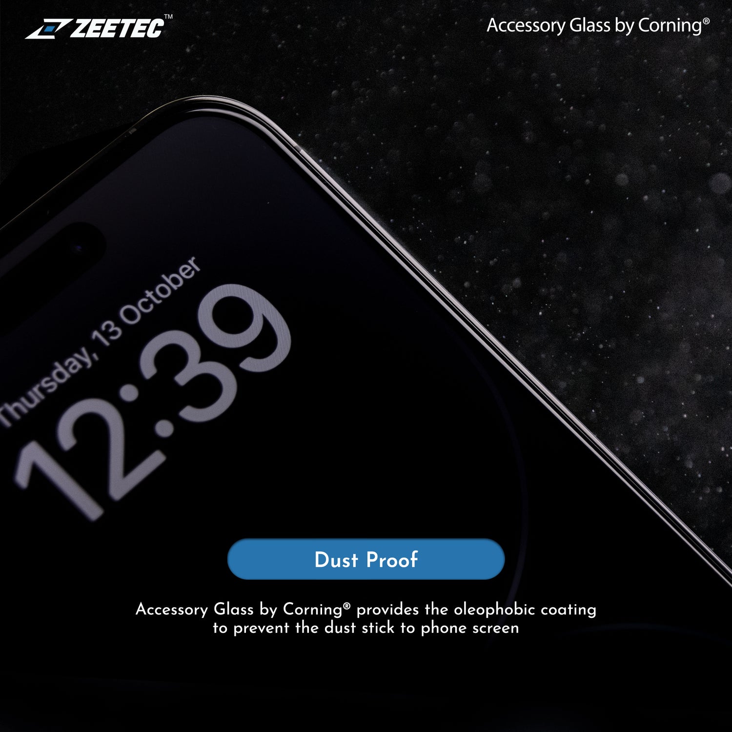 ZEETEC iPhone 14 / iPhone 13 Pro / iPhone 13 Pro Max AGbC 0.33mm Screen Protector- Retina Clear